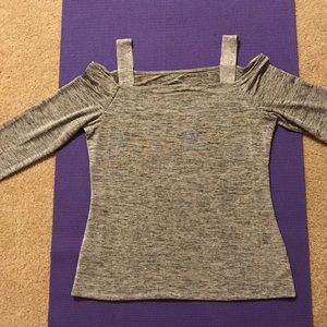 Inc cold shoulder 3/4 sleeve top